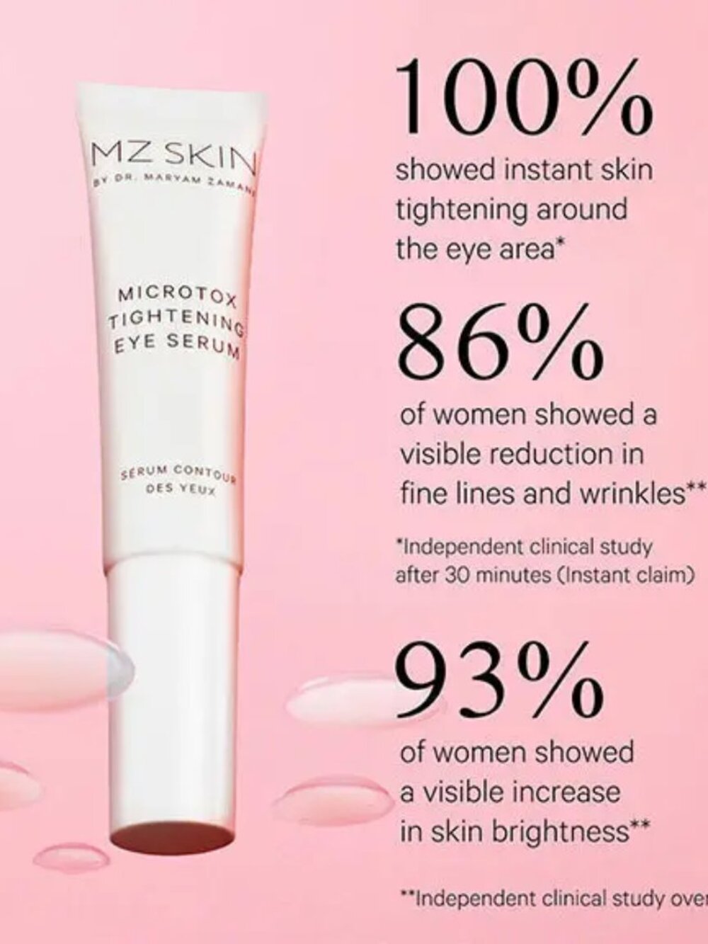 MZ SKIN Microtox Tightening Eye Serum 15mL - Picture 4 of 6